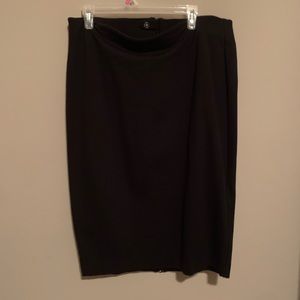 Black Lane Bryant Pencil Skirt